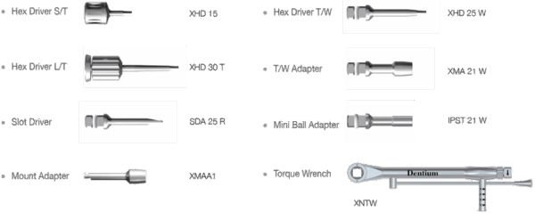 Dentium Prosthetic Kit (XIP)