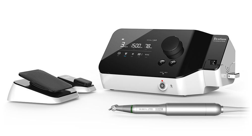 Dentium iCT motor WL-1 with cordless foot pedal