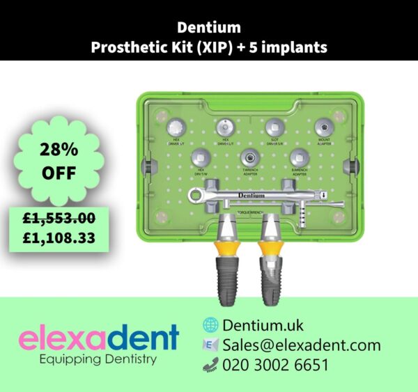 Prosthetic Kit (XIP) + 5 Implants