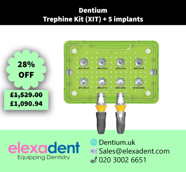 Trephine Kit (XIT) + 5 implants