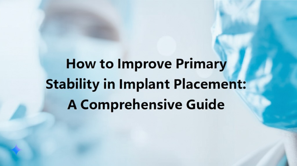 How to Improve Primary Stability in Implant Placement: A Comprehensive Guide