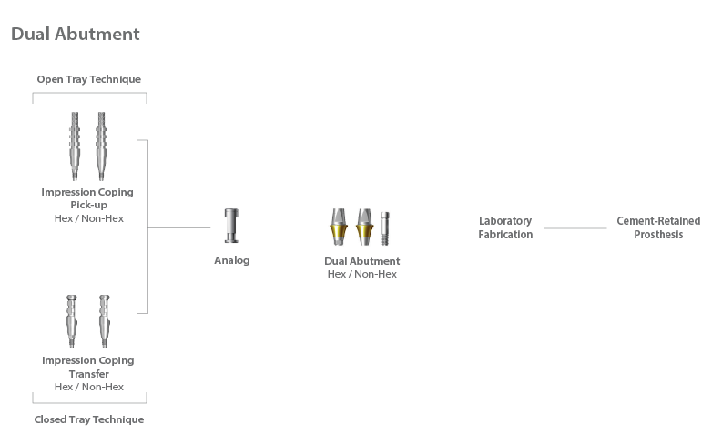 Dual Abutment detail