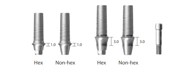 Types of Dentium Casting Abutments