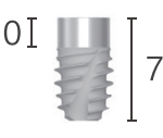 Dentium bright Fixture [BFX4007BS]