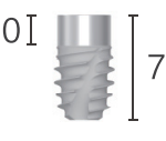 Dentium bright Fixture [BFX6007]