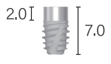Dentium bright Fixture [BFX6007]