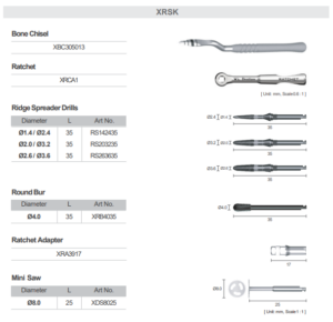 Dentium Ridge Spreader Kit (XRSK)