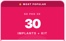 SU PKG 2K 30 Implants + Kit