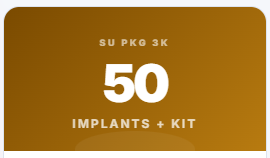 SU PKG 3K 50 Implants + Kit