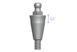 Dentium Ball Abutment [BBAB382018]