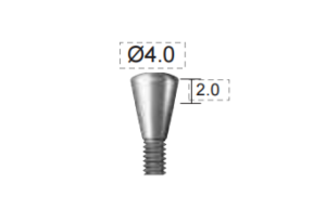 Dentium E-Healing Abutment (HAB402020L)