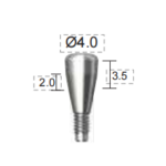 Dentium E-Healing Abutment (HAB402035L)