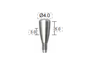 Dentium E-Healing Abutment (HAB403050L)