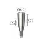 Dentium E-Healing Abutment (HAB404070L)