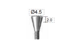 Dentium E-Healing Abutment (HAB452020L)