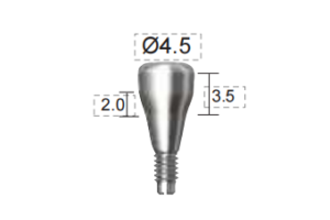 Dentium E-Healing Abutment (HAB452035L)