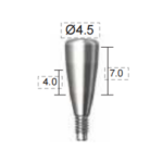 Dentium E-Healing Abutment (HAB454070L)
