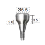 Dentium E-Healing Abutment (HAB552035L)