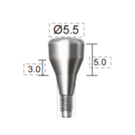 Dentium E-Healing Abutment (HAB553050L)