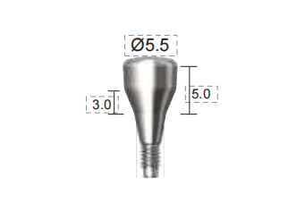 Dentium E-Healing Abutment (HAB553050L)