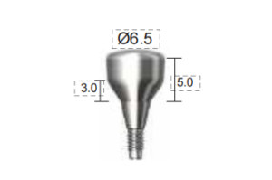 Dentium E-Healing Abutment (HAB653050L)