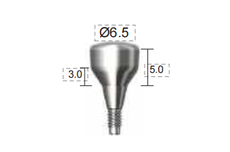 Dentium E-Healing Abutment (HAB653050L)