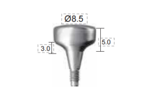 Dentium E-Healing Abutment (HAB853050E)