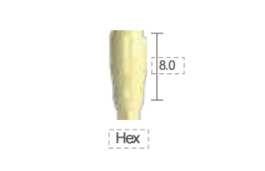 Dentium E-IOS Healing Abutment [IHAB4008H]