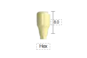 Dentium E-IOS Healing Abutment [IHAB5008H]