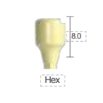 Dentium E-IOS Healing Abutment [IHAB6008H]