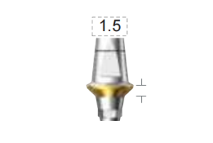 Dentium E-Dual Abutment (DAB5515HL)