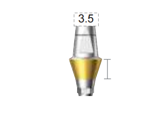 Dentium E-Dual Abutment (DAB5535HL)