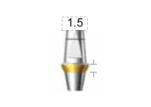 Dentium E-Dual Abutment (DAB4515NL)