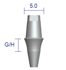 Dentium Digital Dual Abutment [BDDA5025H]