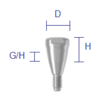 Dentium Healing Abutment [BHAB381525]