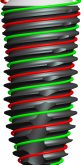 SuperLine II Double-Threaded, Tapered Body Design